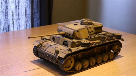 1/16 All Metal German Panzer PzKpfw III Ausf L RC Tank ...