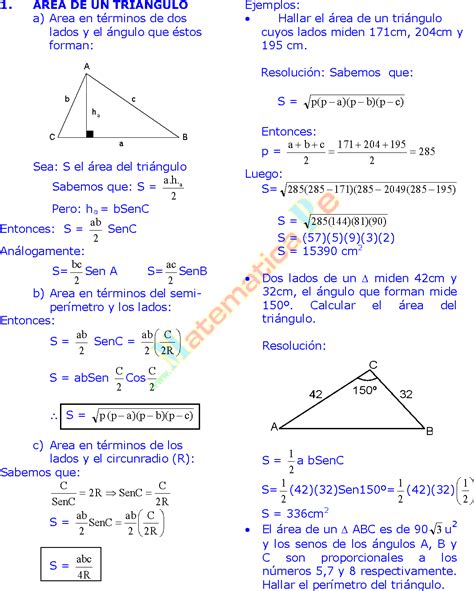 1º ESO ejercicios resueltos de triángulos y cuadriláteros ...