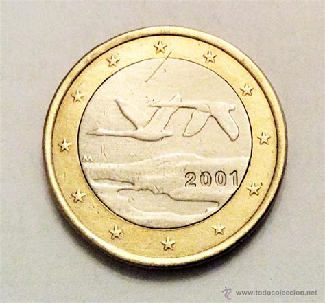 1 euro finlandia 2001.   Comprar Monedas antiguas de ...