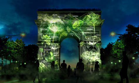 1 Heart 1 Tree, pour la COP21 sur la Tour Eiffel   Light ...