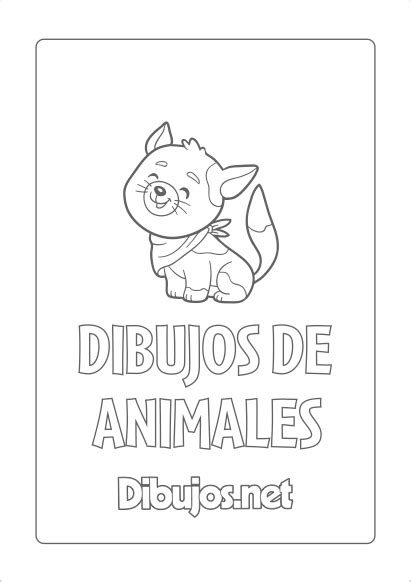 10 Dibujos de Animales para Imprimir y colorear   Dibujos.net