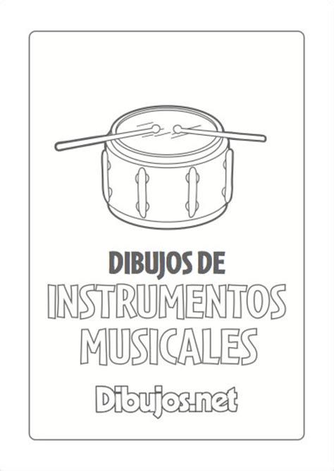 10 Dibujos de Instrumentos Musicales para imprimir y ...