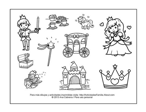 10 dibujos de princesas para colorear