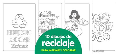 10 Dibujos de reciclaje para imprimir y colorear   Dibujos.net