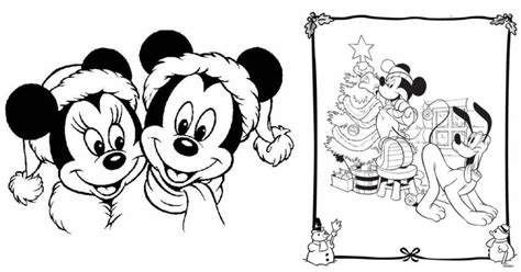 10 dibujos Disney de Navidad para colorear