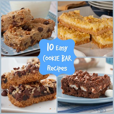 10 Easy Cookie Bar Recipes | MrFood.com