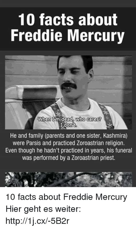 10 Facts About Freddie Mercury Whenm  M Dead Who Gares ...