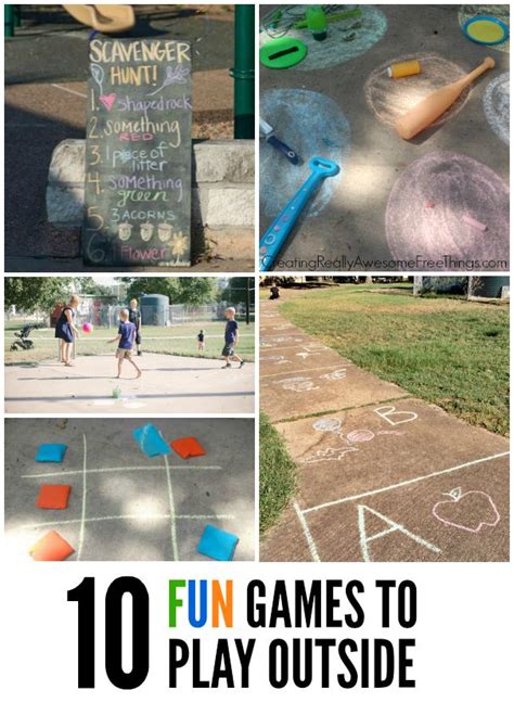 10 Fun games to play outside   C.R.A.F.T.