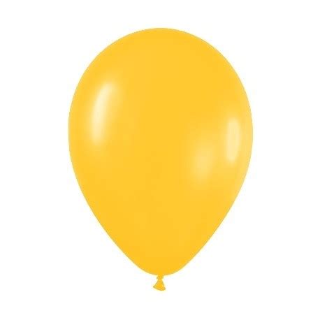 10 globos de color amarillo huevo | Tienda de globos online