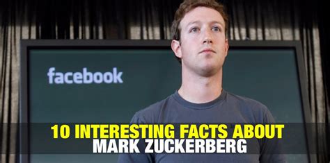 10 Interesting Facts About Mark Zuckerberg   TamilGlitz ...