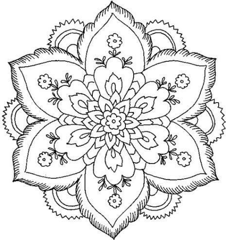 10 Mandalas para colorear de la flor de la vida – Mandalas ...