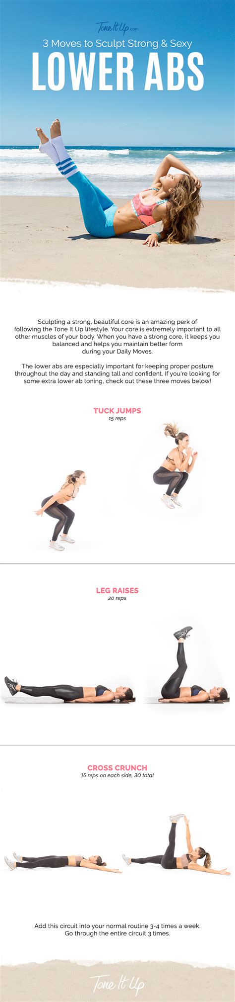 10  Minute Lower Ab Workout For Women | Core Strength ...