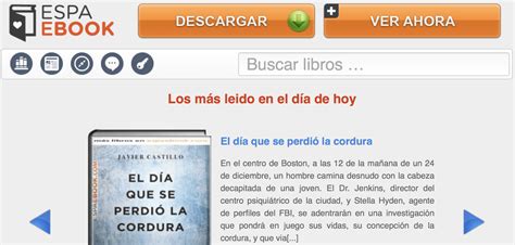 10 Páginas para descargar libros PDF y ePub gratis en español