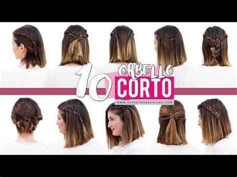 10 peinados fáciles para cabello corto o media melena ...