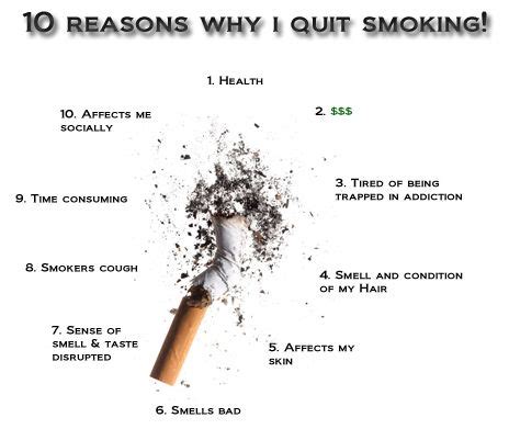 10 Reasons why I quit smoking! | Recovery | Pinterest | I ...