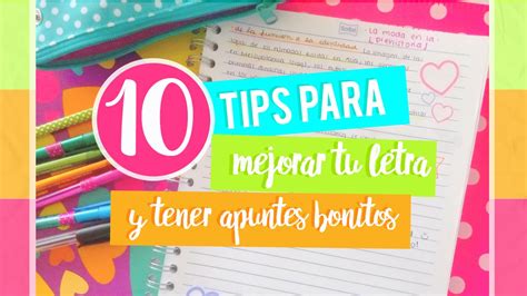 10 Tips para mejorar tu Letra y tener Apuntes bonitos ...