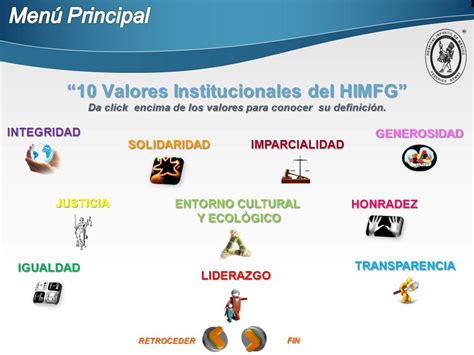 10 Valores Institucionales del HIMFG   ppt descargar