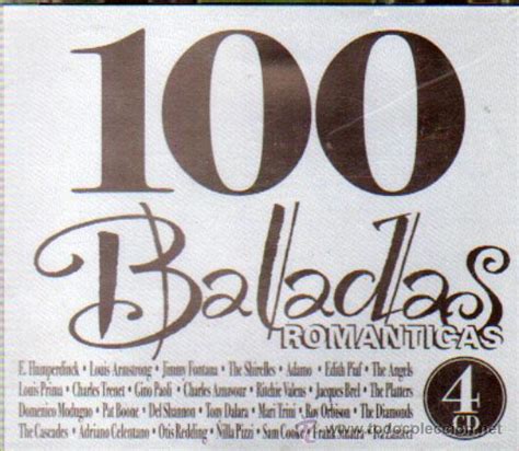 100 baladas romanticas . estuche con 4 cd s   Comprar CDs ...