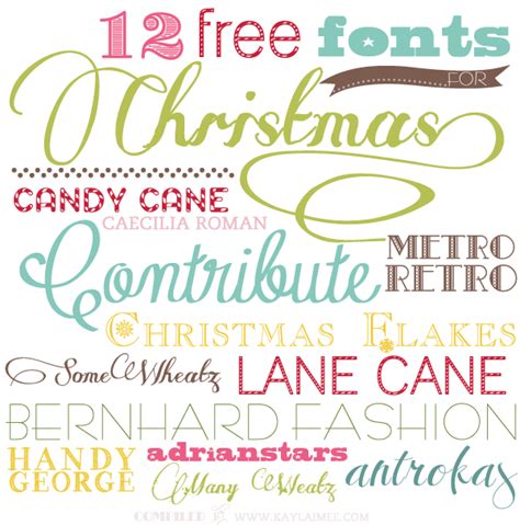 100 Best Holiday Free Fonts | Free Font Downloads