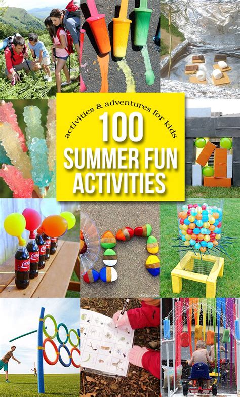 100 Ways to Have Fun With Kids Outside | Summer fun ...