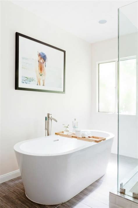 1001 + ideas de decoración de baños blancos modernos