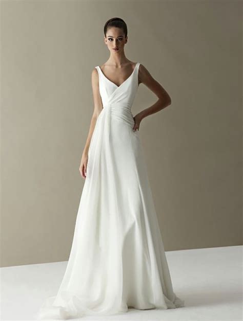 1001 + ideas de vestidos de novia sencillos para tu boda ...