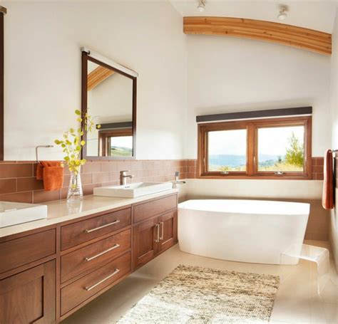 1001 + ideas sobre decoración de baños rústicos modernos