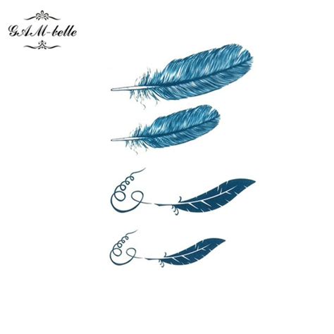 1001 + ideas sobre tatuajes de plumas con encanto