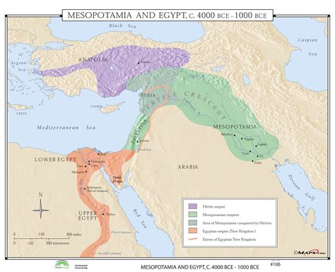 #106 Mesopotamia & Egypt, 4000  1000 BCE – KAPPA MAP GROUP