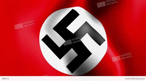 10675 Waving Swastika Nazi Flag Stock Animation | 790614