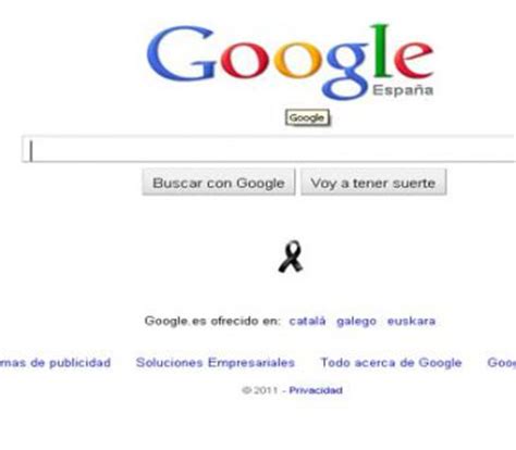 11 M: Google recuerda con un lazo negro el séptimo ...