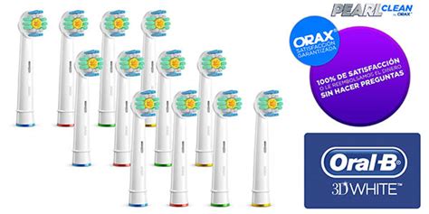 12 cabezales Oral B 3D White compatibles por 9,99€
