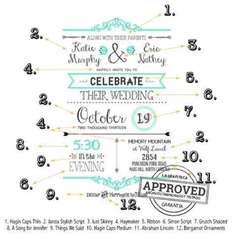 12 fuentes gratis ideales para invitaciones a bodas