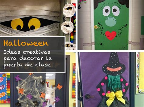 12 ideas para decorar la puerta de clase en Halloween ...
