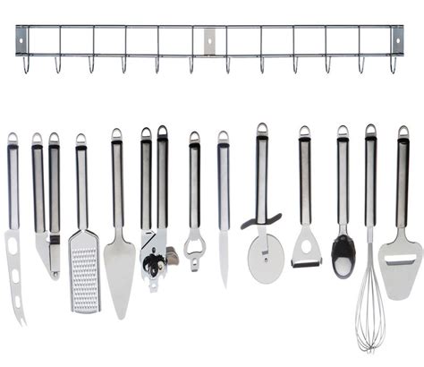 12 Piece Stainless Steel Kitchen Utensil & Gadget Set with ...