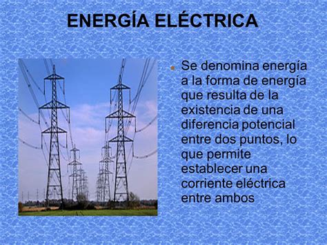 13. ENERGÍA ELÉCTRICA.   ppt descargar