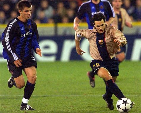 13 years ago today, andres iniesta made his first team ...