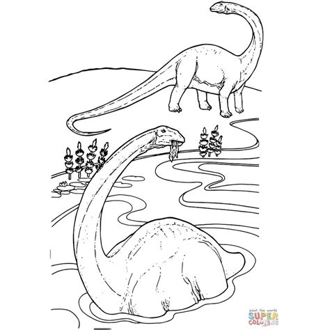 14 Dibujos de Dinosaurios para Pintar y Colorear
