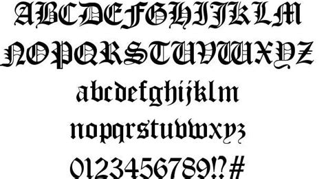 14 Gothic Fonts For Microsoft Word Images   Free Gothic ...