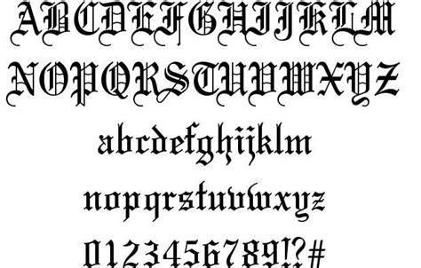 14 Old Medieval Font Images   Gothic Fonts, Old English ...