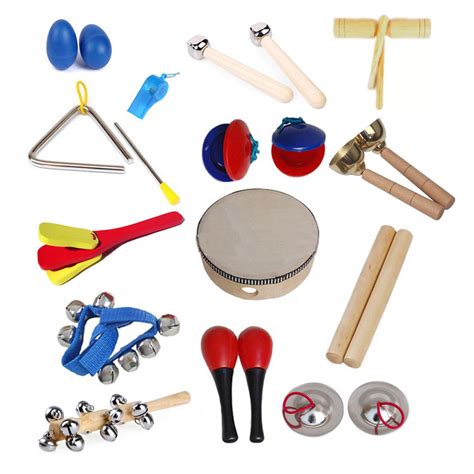 14 types Orff Musical Instruments Kids Preschool Early ...