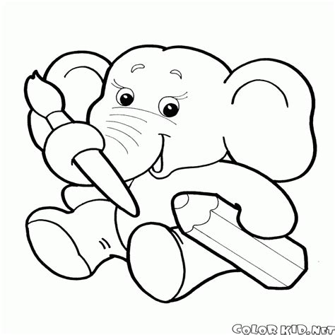15++ Dibujos De Elefantes Infantiles Para Colorear