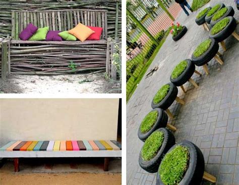 15 fotos e ideas para hacer un banco para el jardín. | Mil ...