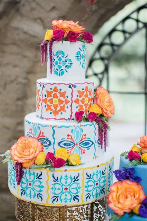 15 ideas de pasteles para bodas mexicanas | Vestidos de Novia