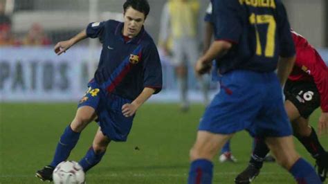 15 years since Andres Iniesta made his debut in La Liga