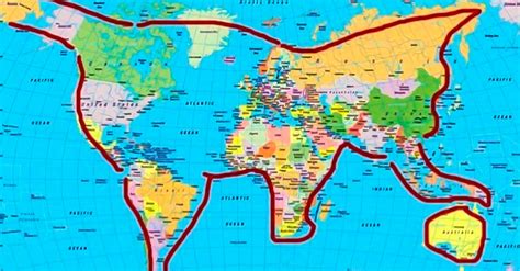 16 mapas que te harán ver distinto al Mundo