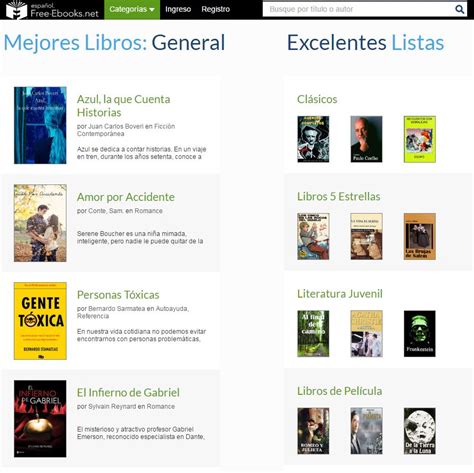16 páginas para descargar libros gratis en español