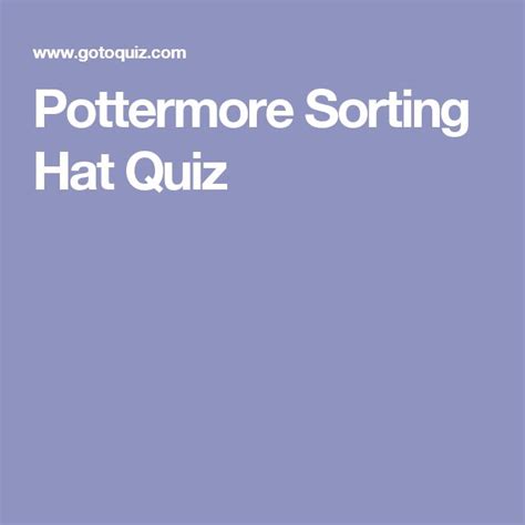 17 Best ideas about Pottermore Test on Pinterest ...