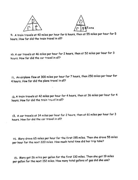 17 Best Images of Speed Formula Worksheet   Speed and ...