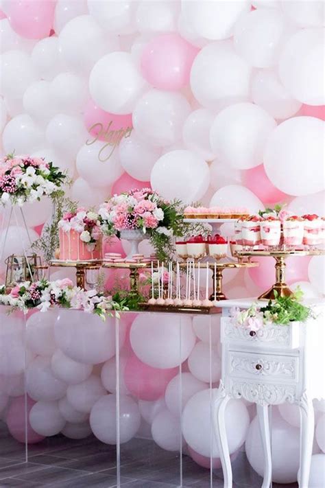 17 ideas para decorar una fiesta baby shower con globos ...